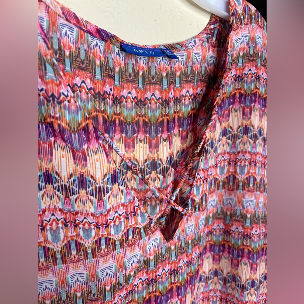 Apt 9 Colorful Abstract Print Tunic Size Xxl - image 2